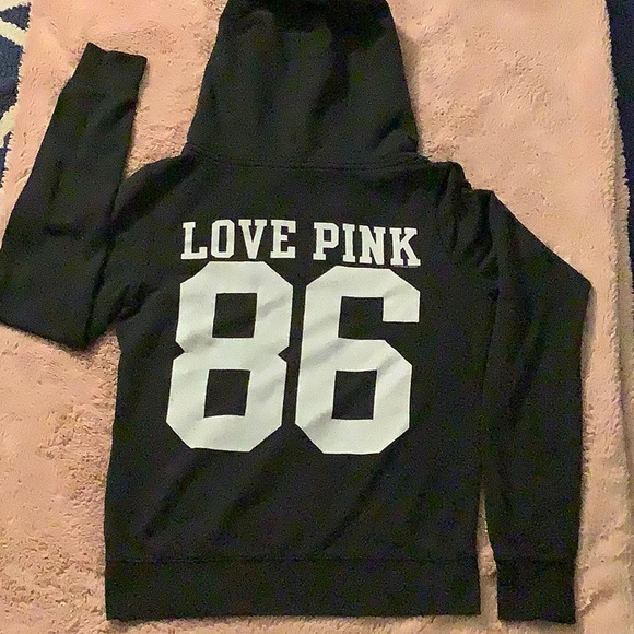 P.I.N.K. BLACK & WHITE ZIP UP JACKET SM. - Picture 5 of 9